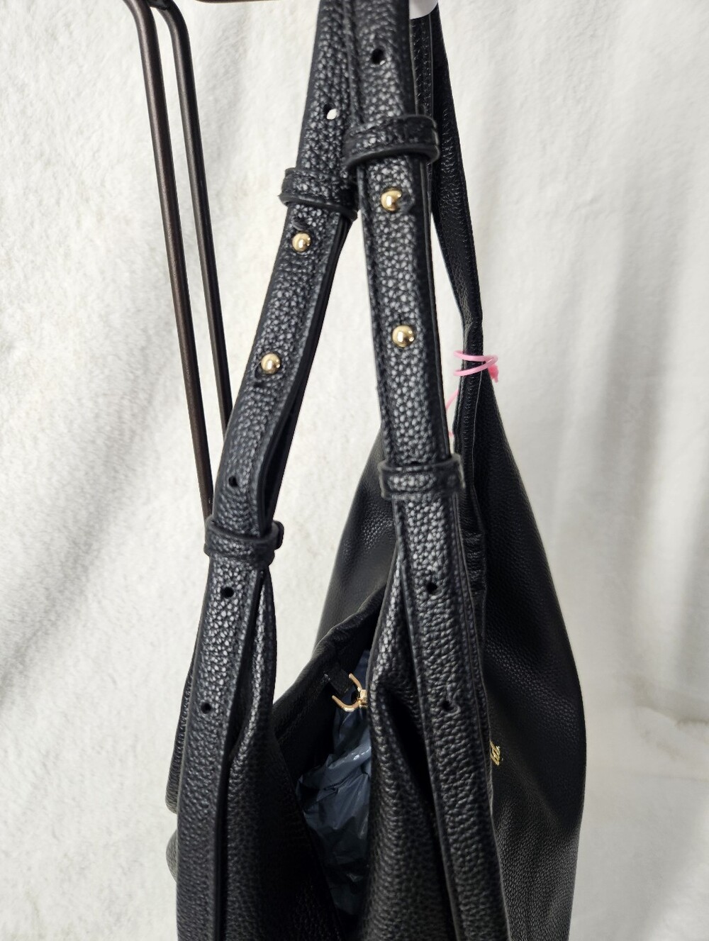 NWT Like Dreams Black Hobo Tote Bag - Picture 3 of 7